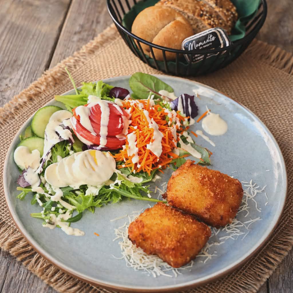 Kroketjes met salade