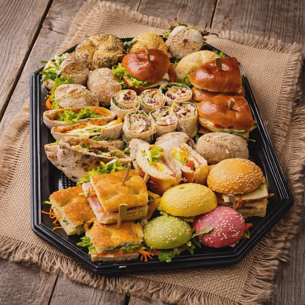 Gemengde broodjesschotel